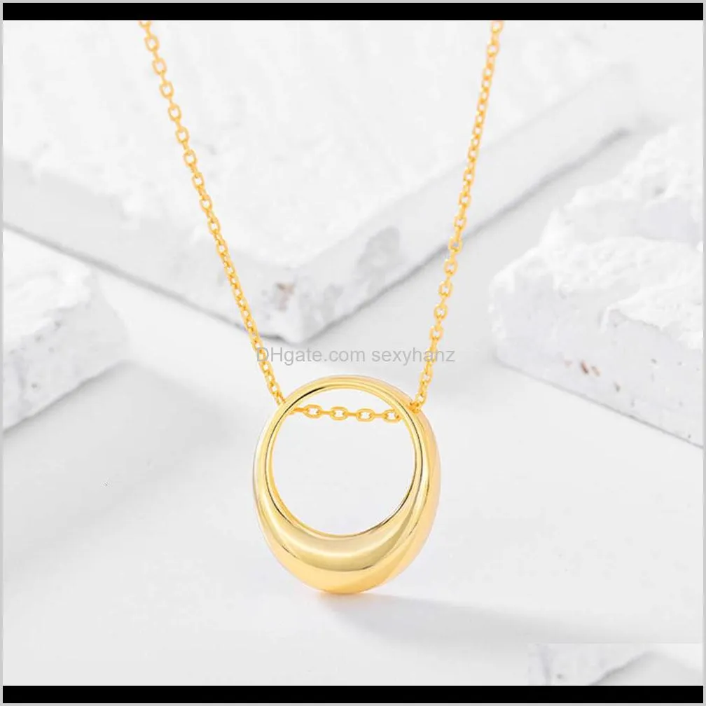 japanese and korean cool style light luxury collarbone chain s925 sterling silver versatile fashion hollow necklace