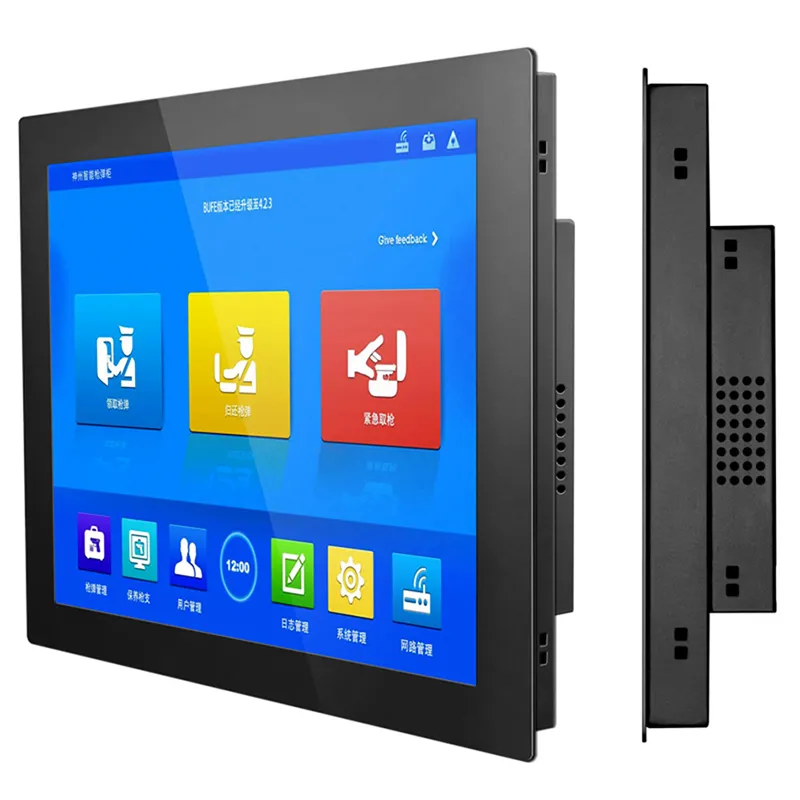 12-calowy komputer przemysłowy Tablet PC Contavive Ekran dotykowy 64G SSD Intel Core I3 I5 I7 J1900 WiFi RS232 COM COM PC