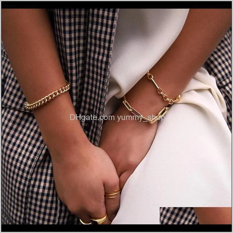 luxury designer jewelry women necklace gold collarbone chians necklaces ins fashion style brass bracelet and clavicle chain jewelry