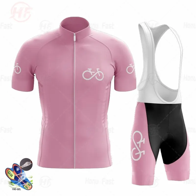 2022 Men Red Quick-Dry Team Cycling Jersey Set MTB Road Bicycle Cycling Clothing Breathable Mountain