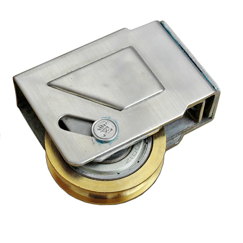 90-Type Sliding Door Plastic Steel Window Pulley Aluminum Alloy Brass Wheel Muted Roller House Hardware