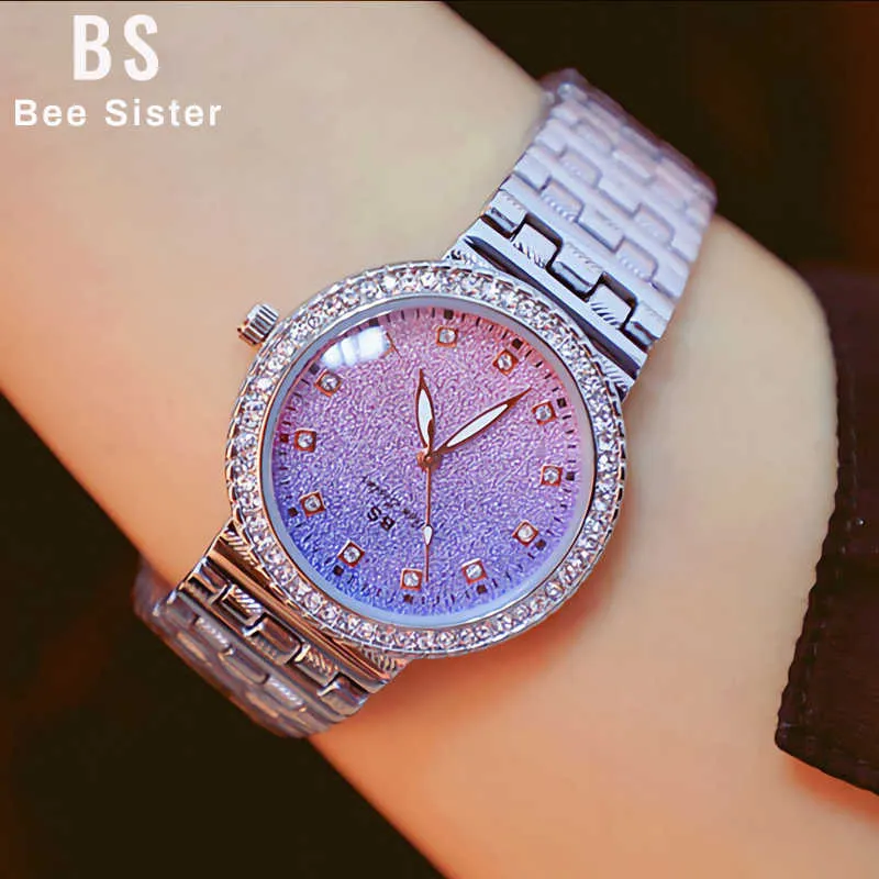 Women Watch Famous Luxury Brands Creative Diamond Wrist Watch Stainless Steel Watch Women Designer Quartz Ladies Watches 210527