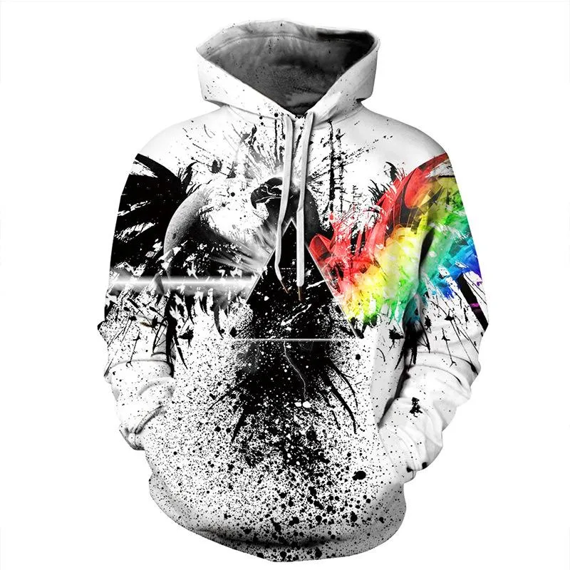 3d milk print hoodie discount