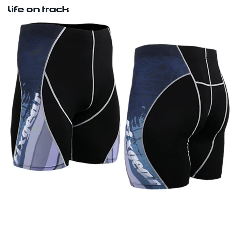 Running shorts korte bodems printen skins compressiebasislaag panty's fietsen bergkamping kleding