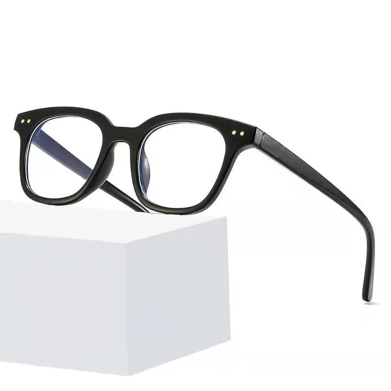 ファッションサングラスフレーム5色の光学ガラスのための青い光ブロッキング眼鏡の男性のブランド正方形フレーム読み取りアイウェアコンピューター