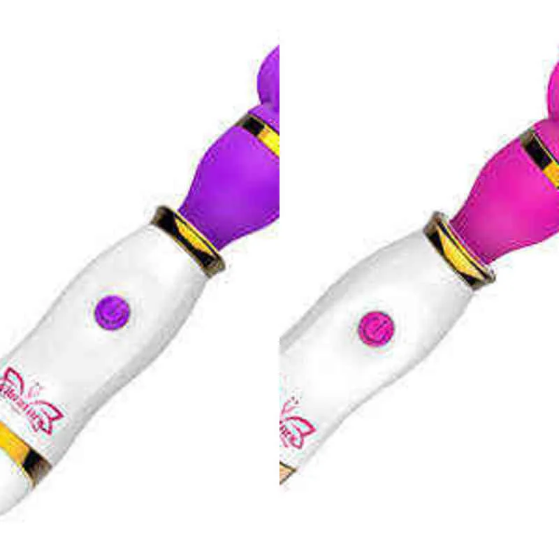 Nxy Sex Vibrators 12 Vitesse Vibrant Av Rod Clitoris Baguette Magique Masseur Vibromasseur Clitoris Stimulateur Produits Jouets Adultes pour Femme Vi-168a 1215