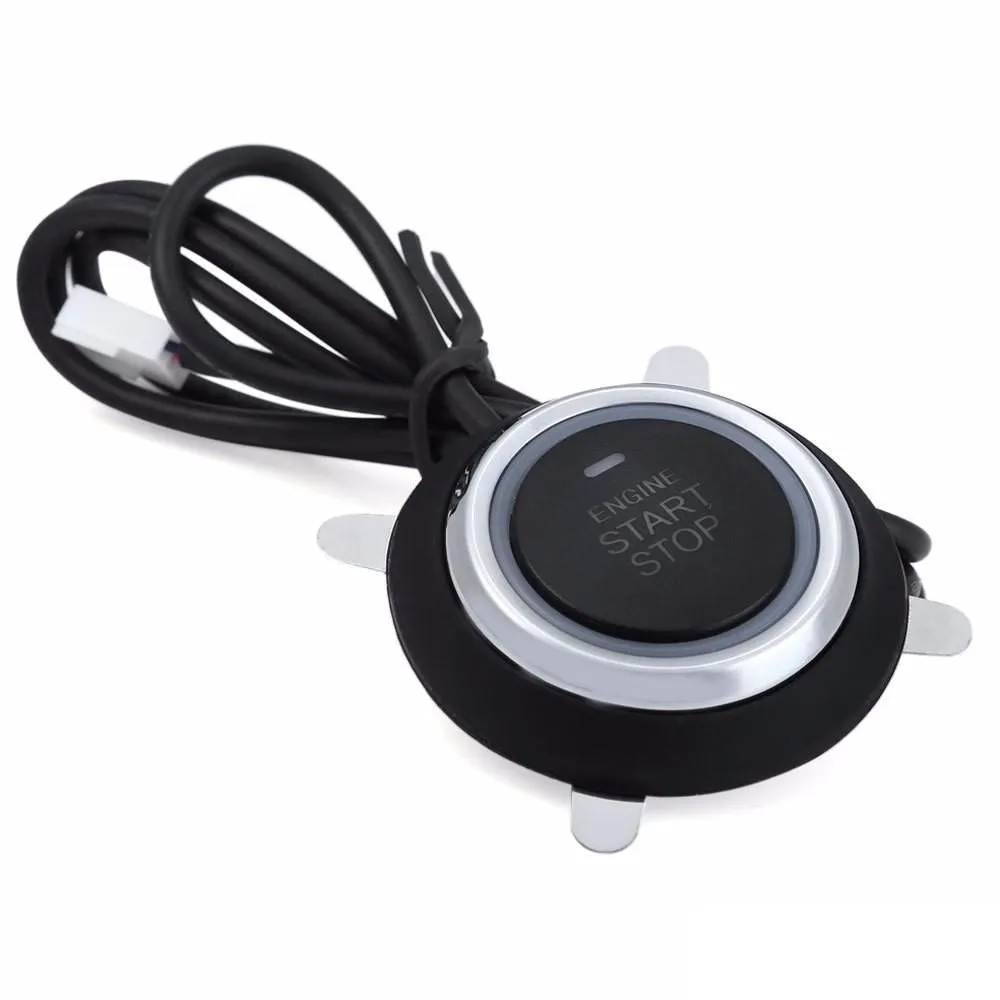 Car Engine Push Start Button RFID Lock Ignition Starter Keyless Entry