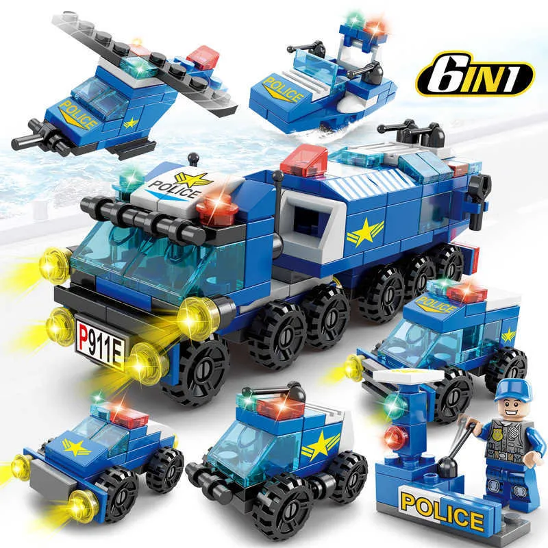 Lele brothers 8612 City compatible LEGO small particle puzzle assembled building block children s toy