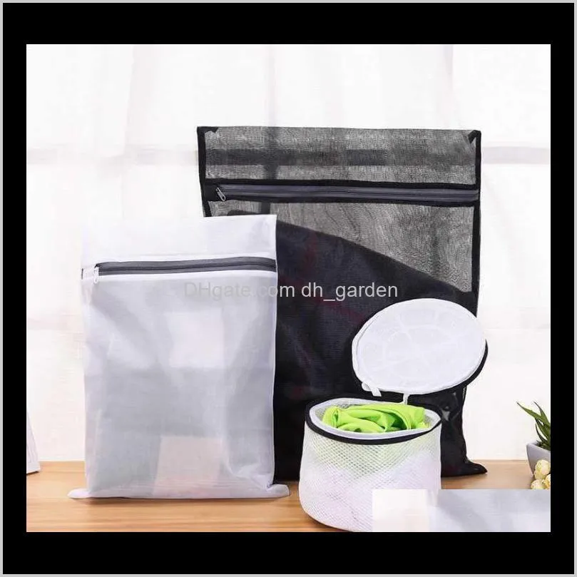 laundry wash bags mesh drying bag clothes lingerie protection drying bag for washing machine black and white sn1954