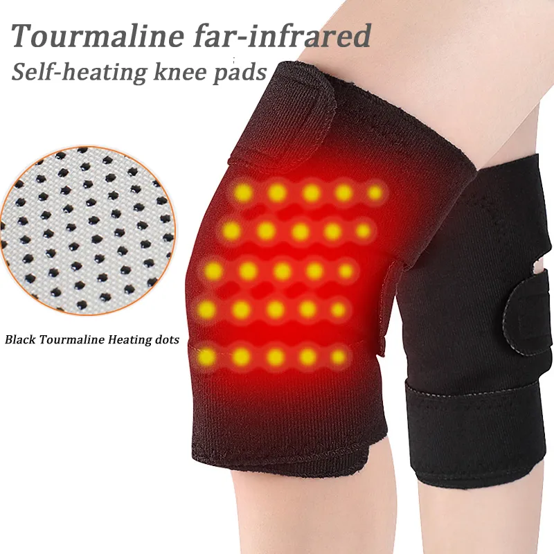 Tourmaline Therapys自己暖房膝パッドKneecap Brace Protector Far赤外線温暖な膝のサポートラップ