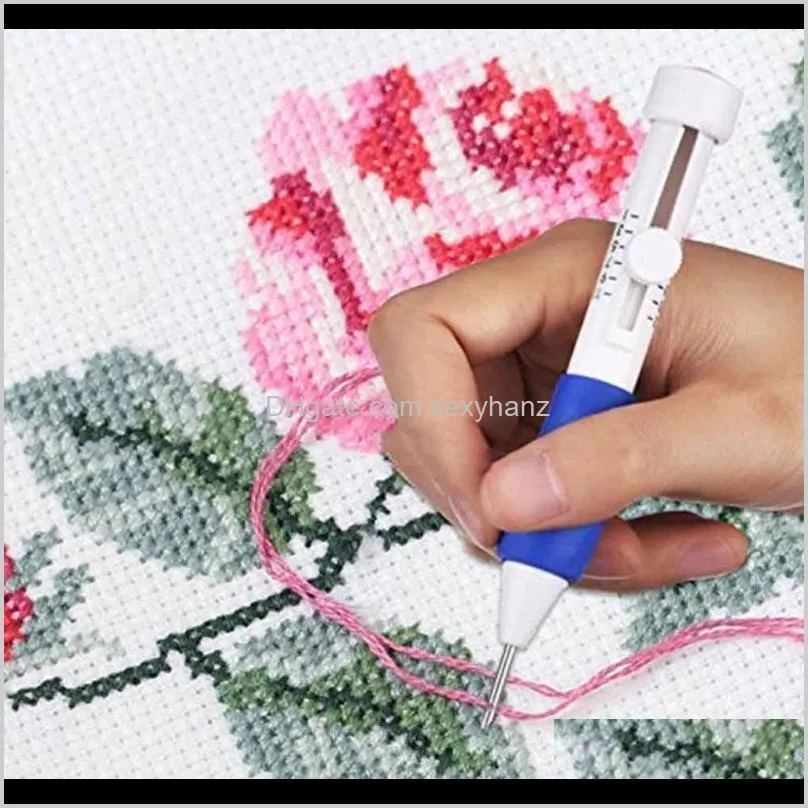 概念ツールアパレルドロップ配信2021ステッチペン編みクラフトツール50colorsスレッドキルタイムDIY実用的な家庭用刺繍KI
