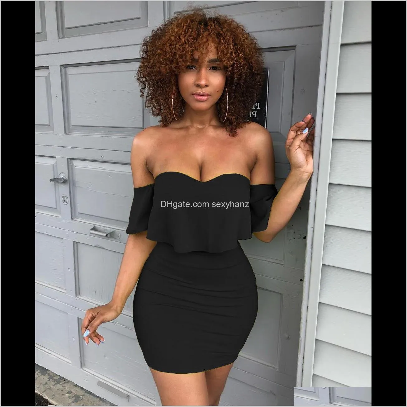 Black and best sale white club dresses