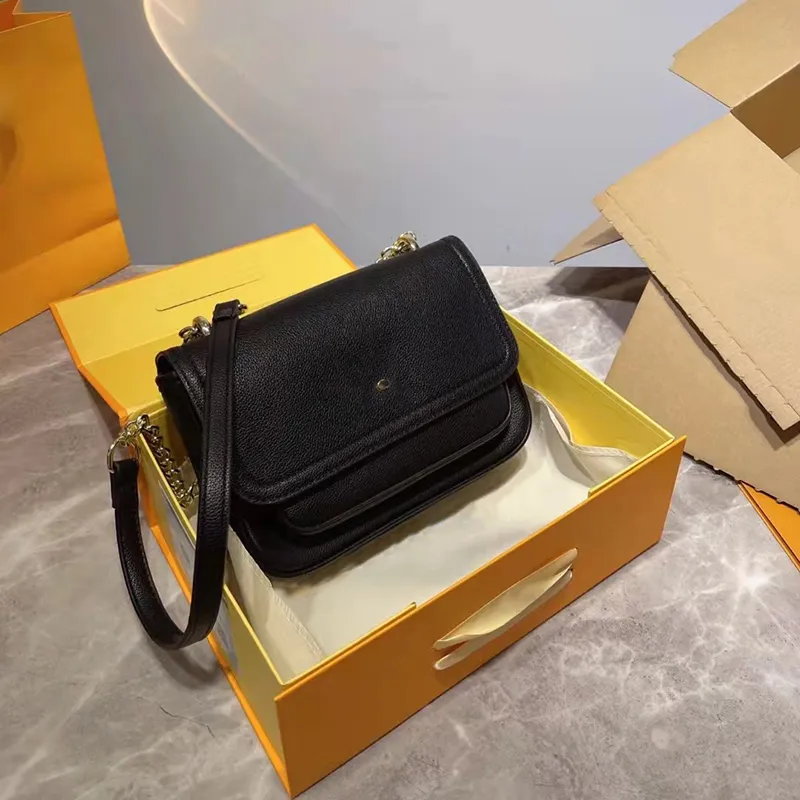 Rosa Sugao Damen Schulter-Crossbody-Kettentaschen Message Bag Mode hochwertige Messenger-Geldbörsen Luxus-Designer-Handtaschen Einkaufstasche mit Box WXZ0113-135