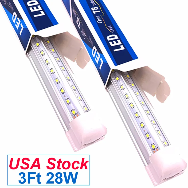 Superhelle weiße LED-Ladenleuchte, 91 cm (91 cm) LED-Röhrenleuchten, 91 cm (28 W) Kühltürbeleuchtung, 91 cm (91 cm) verknüpfbare integrierte T8-Glühbirnen, Decken- und Strip-Bar-Lampe