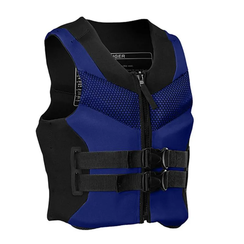 Gilet de sauvetage Bouée Adultes Gilet de sauvetage Néoprène Sports nautiques Pêche Ski Kayak Nautisme Natation Dérive #5