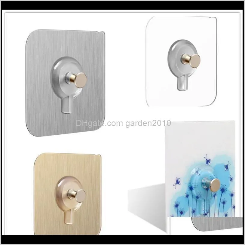 Rotaie 10 pezzi cornice Po gancio appiccicoso nessuna traccia orologio per unghie appeso dipinto foto di nozze foro di zucca pasta forte utensili per la casa ganci 4I Ovbo9