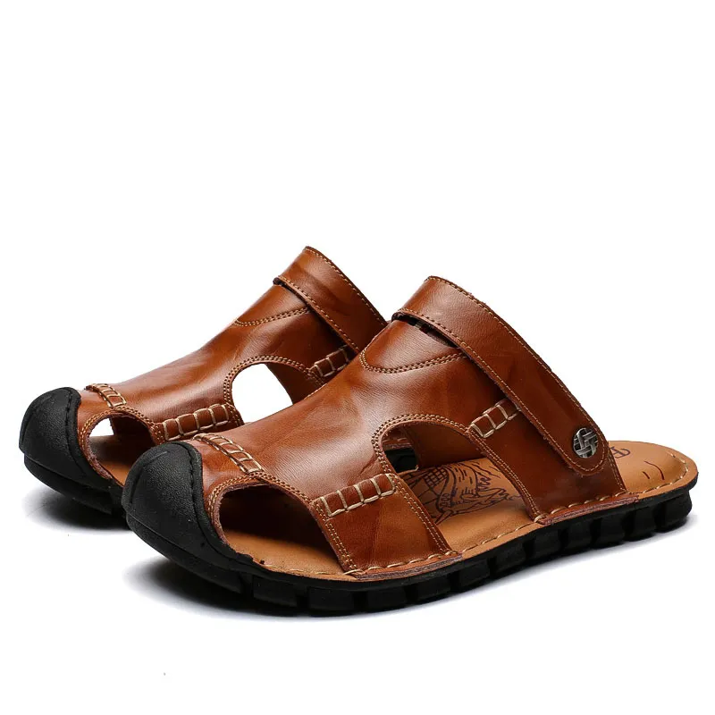 Originele Heren Sandalen Ademend Outdoor Lawn Sandy Beach Shoes Luxurys Designers Lady Gentlemen Flip-flops Soft Bottom
