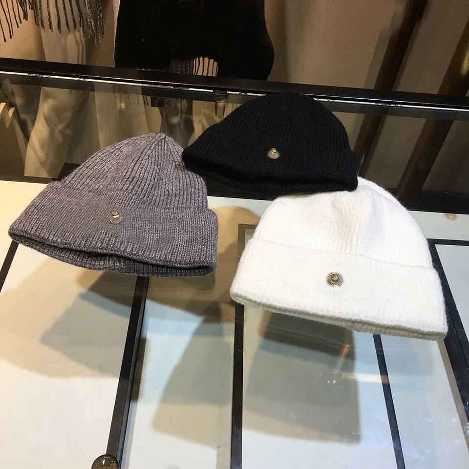 Mode unisexe broderie crâne casquettes printemps hiver concepteur Hip Hop décontracté bonnet chapeau