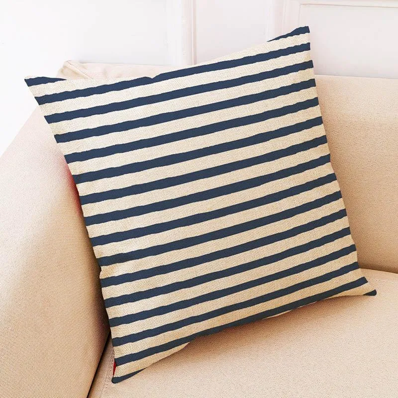 Pillow Case Geometry Pillowcase Cotton Linen Printed 18x18 Inches Euro Pillow Cushion Covers Car Sofa Home Party Decoration 45*45cm