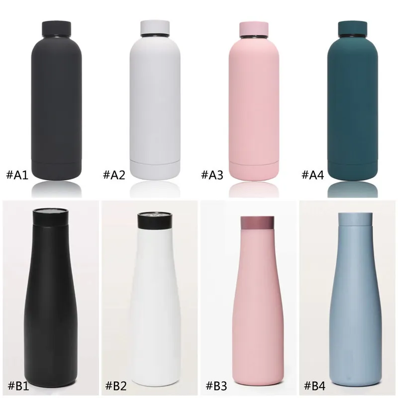Wasserflasche Vakuum Yoga Fiess Flaschen Einfache reine Farbstroh