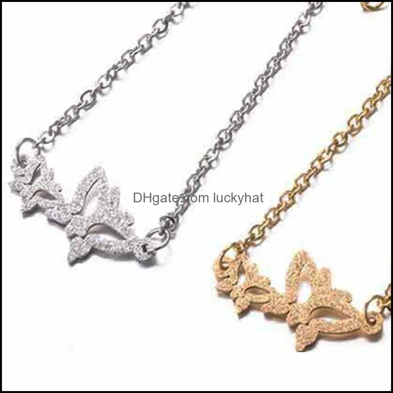 Bracelets Women Butterfly Stainless Steel Chains On Hand Charm Bracelet Fashion Simple Insect Jewelry Wholesale Link, Chain