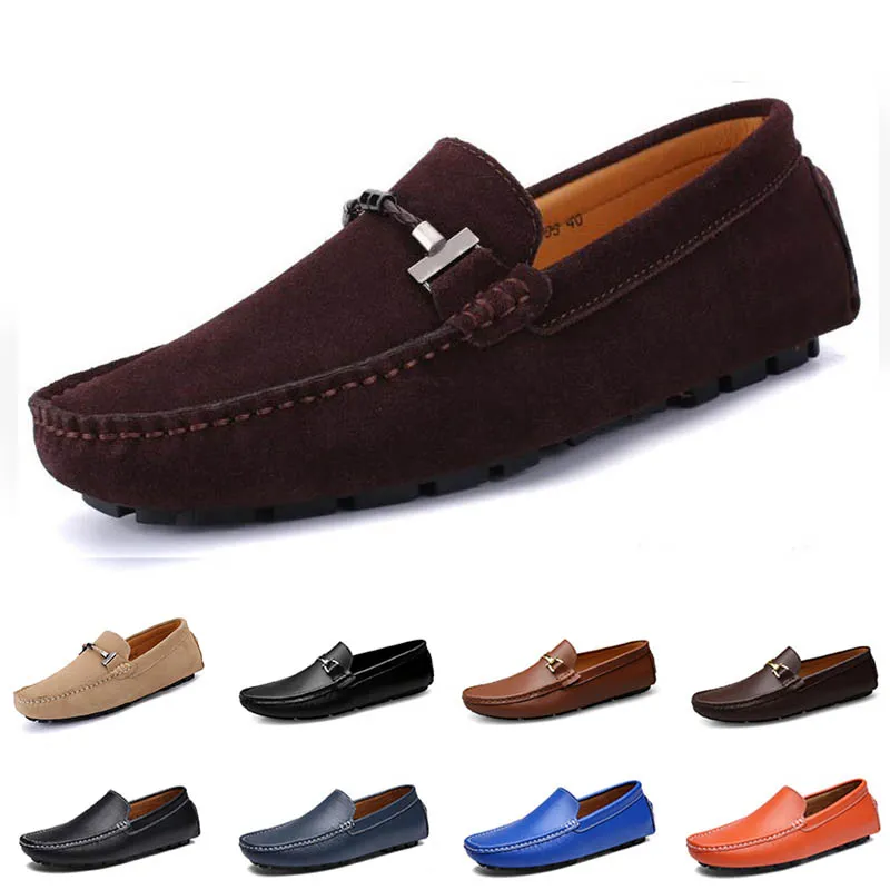 chaussures décontractées pour hommes mocassins Espadrilles facile triple noir blanc marron gris foncé bordeaux beige vert armée rouge caoutchouc baskets pour hommes jogging en plein air marche multi couleur # 8