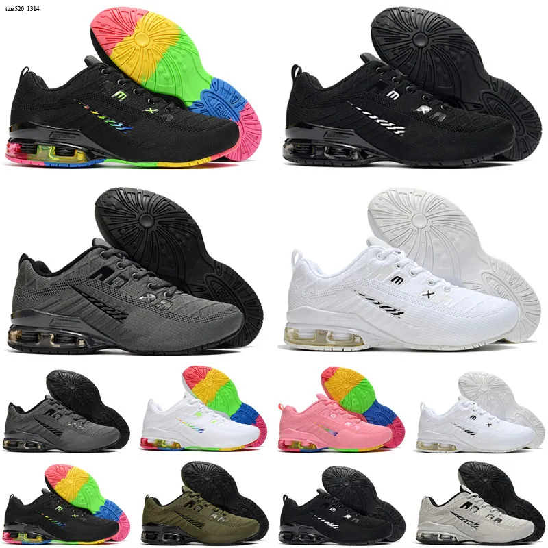 2021 Modèle Gym Hommes Casual Chaussures Hommes Femmes Sneakers 2098 Black and White Rose Training Line Flying Série Taille 36-46