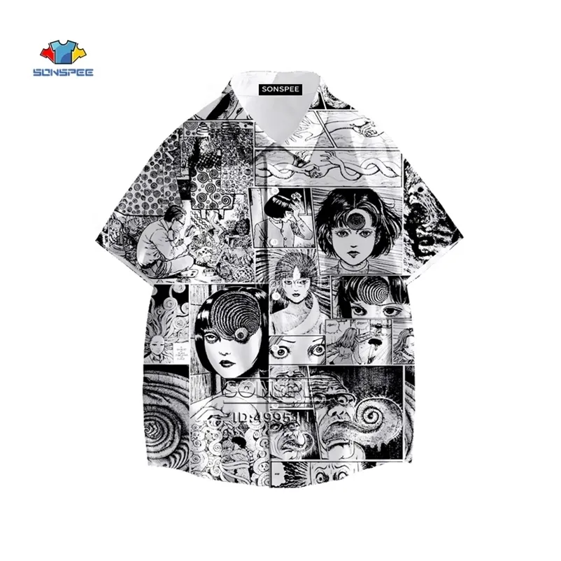 Maglietta Juice Wrld 3D Uomo Donna Cotone Stampa Rapper Hip Hop Manica Corta Nera - 2