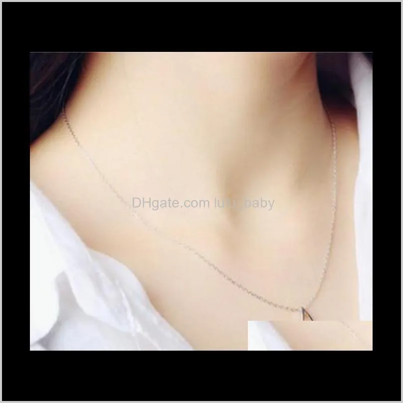 Wishing Bone Necklaces Gold /Silver Filled Good Luck Pendant Choker Necklaces Party Gift Idea Delicate Womens Simple Necklaces