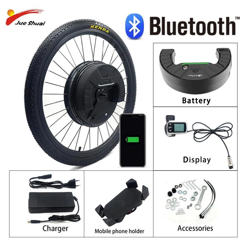 Electric Bicycle Imotor 3.0 Ebike Conversion KIT Bluetooth 36V 500W 24 ...