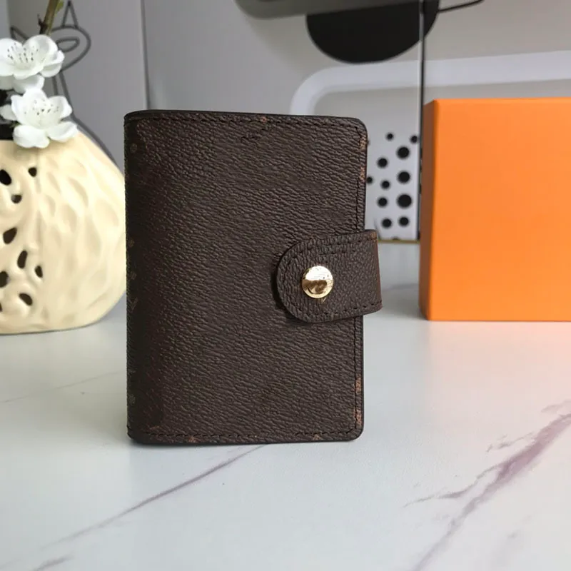 Medium liten ringagendan täcker plånbok designer kvinnor män mode anteckningsbok kort hållare fall lyx pass dagbok notepad påfyll