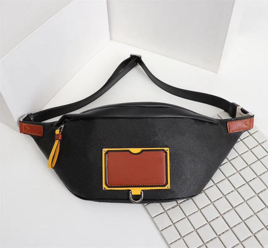 Luksusowe designerskie kobiety torba crossbody men czarny kwiat prestiż fanny opakowanie zapinana na kopertę portfel liściowy na ramionę podręcznikową modę M95055