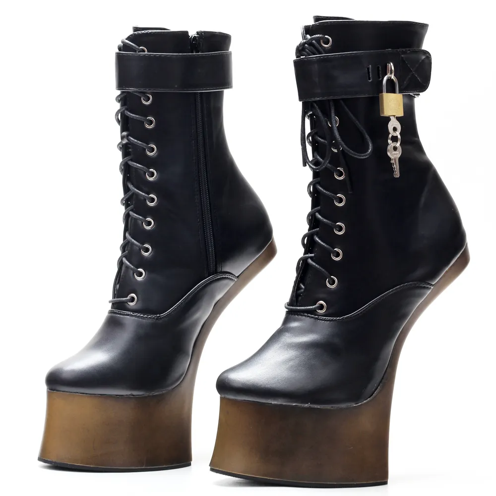 7 Дюймов / 18 См Высокие Каблуки Пониплей Beatfetish Ankle Boots.