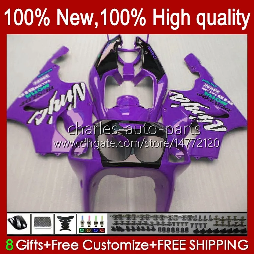 OEM Body For KAWASAKI NINJA ZX7R purple all ZX750 1996 1997 1998 1999 2000 2001 2002 2003 Bodyworks 28HC.97 ZX 7 R ZX 750 ZX 7R ZX-750 ZX-7R 96 97 98 99 00 01 02 03 Fairing glossy