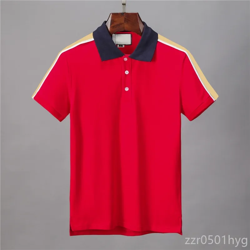 Mens Designer Polo Tees Men Homme Summer Polos Shirt Embroidery Shirts High Street Trend Top Tee M-3XL ff0
