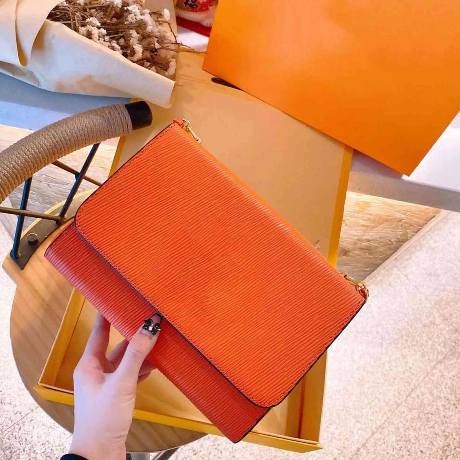 brand luxury women handbag classic European and American fashion storm striate pure color joker small bread one shoulder bags