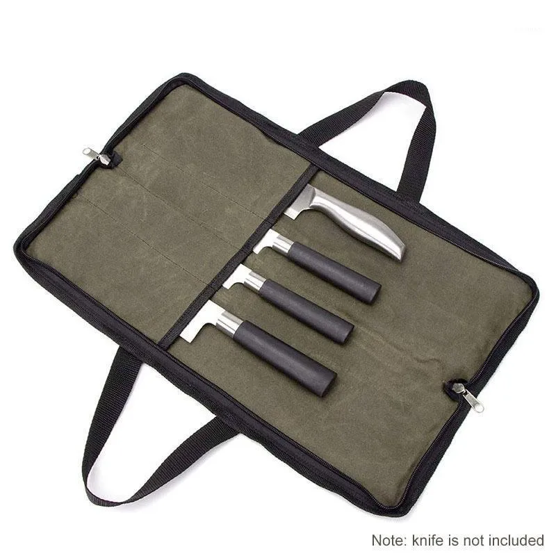 Bolsas de almacenamiento Ly portátil bolsa de lona multifuncional con tragamonedas para hombres cocinar adecuado que viaja en el camping de trabajo