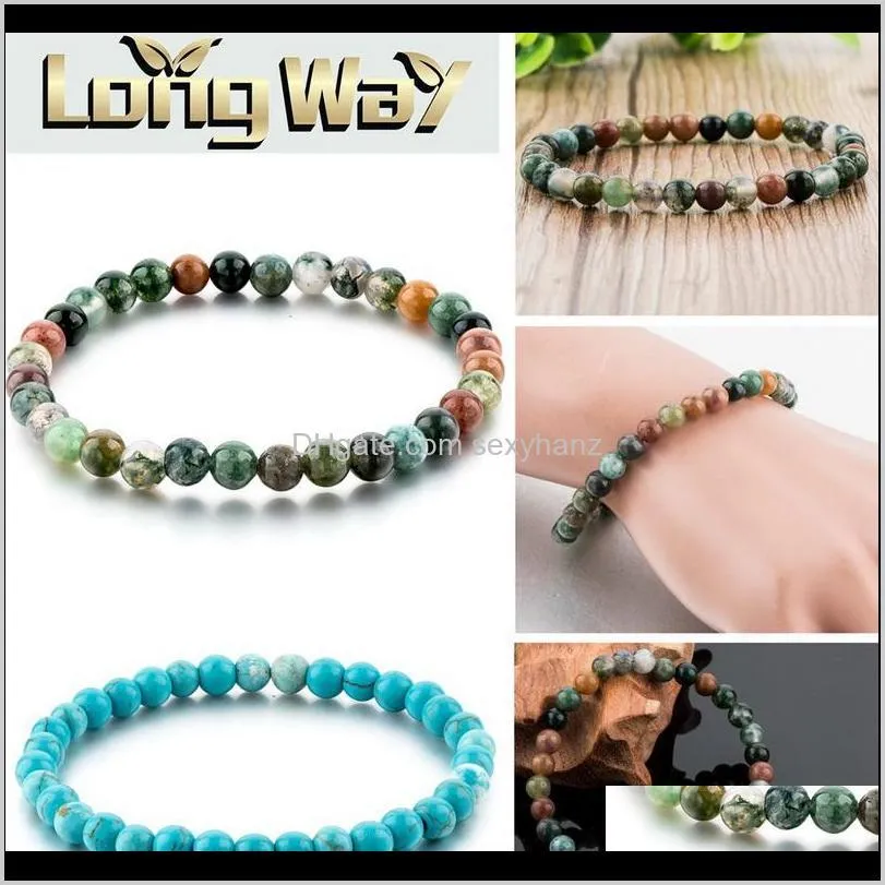 melihe multicolor natural stone strand bracelets with stones handmade bead bracelets & bangles for men women jewelry sbr160118