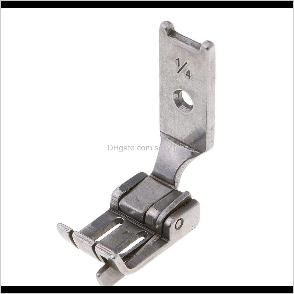 steel presser foot with left guide #s570 for industrial dual needle sewing machine