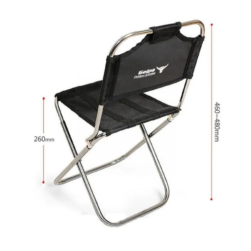 Portable Folding Camping Chair With Aluminum Backrest And Train For  Barbecue, Fishing, And Picnics Alloy Stool For Outdoor Marquee Folding Camp  Chair From Yundon, $19.89