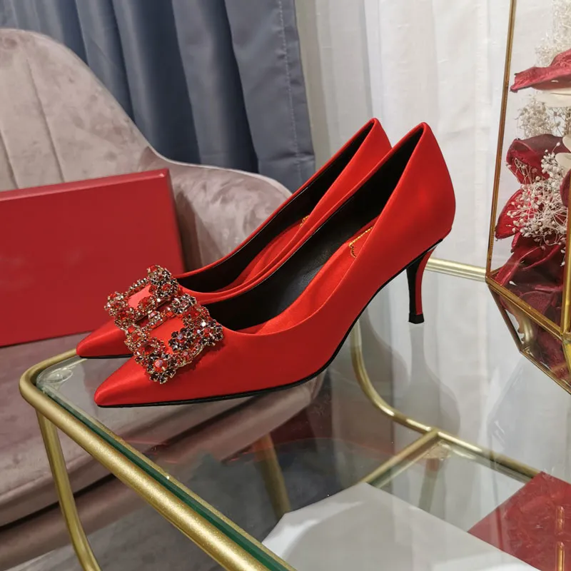 Chaussures Talons Hauts De Luxe Pour Femmes De Luxe Couleur De