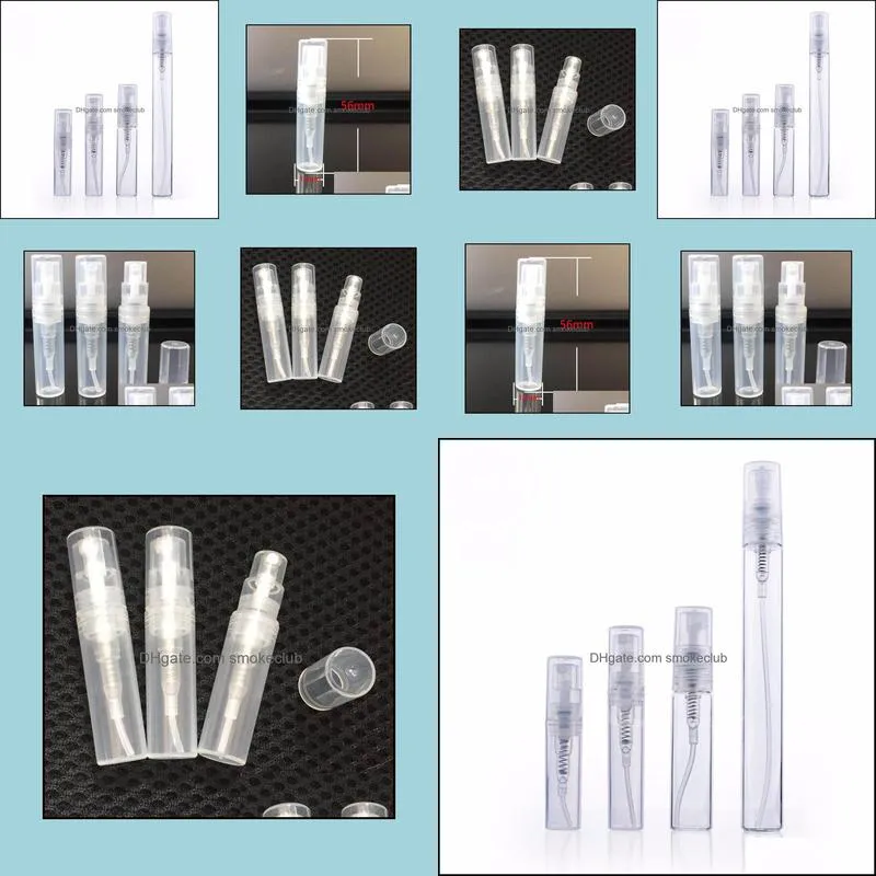 2ml 3ml 5ml 10ml plastic/Glass Perfume Bottle, Empty Refilable Spray Bottle, Small Parfume Atomizer, Perfume Sample Vials 270pcs