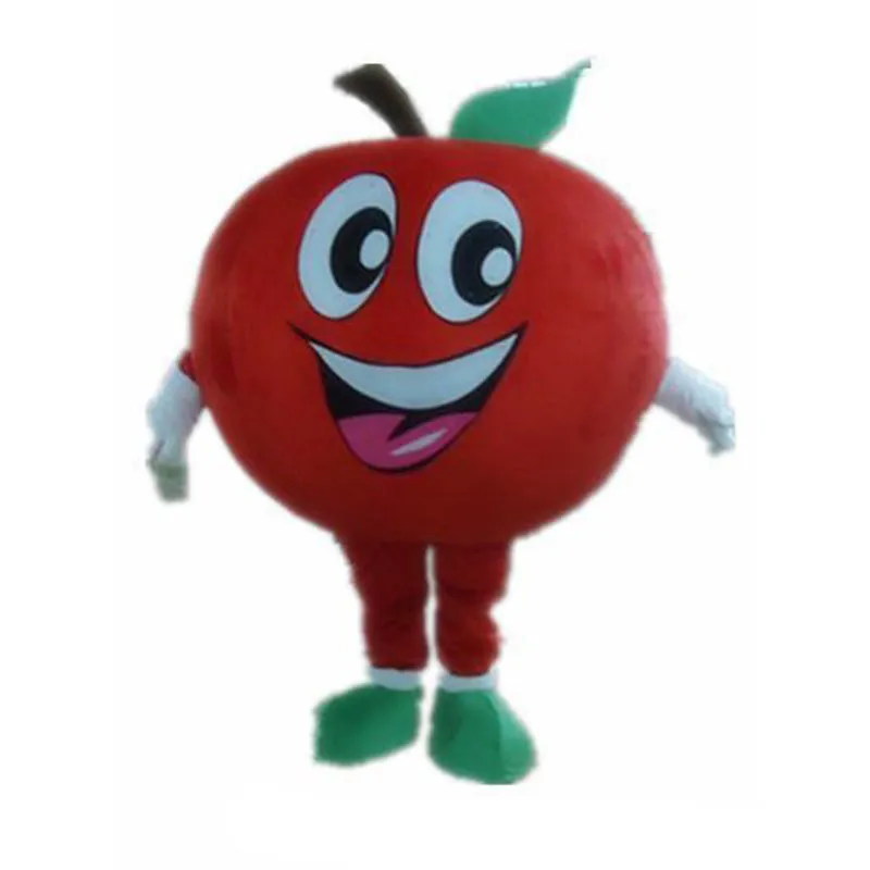 Performans Apple Maskot Kostüm Cadılar Bayramı Noel Fantezi Parti Friuts Karikatür Karakter Kıyafet Takım Elbise Yetişkin Kadın Erkek Elbise Karnaval Unisex Yetişkinler