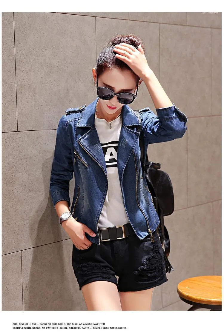 Wholesale Womens Denim Jacket Fashionable, Slim, And Comfortable Long  Sleeve Jeans Coat With Zipper Available In Plus Sizes S XXL From  Zhoujunwei, $25.68 | DHgate.Com