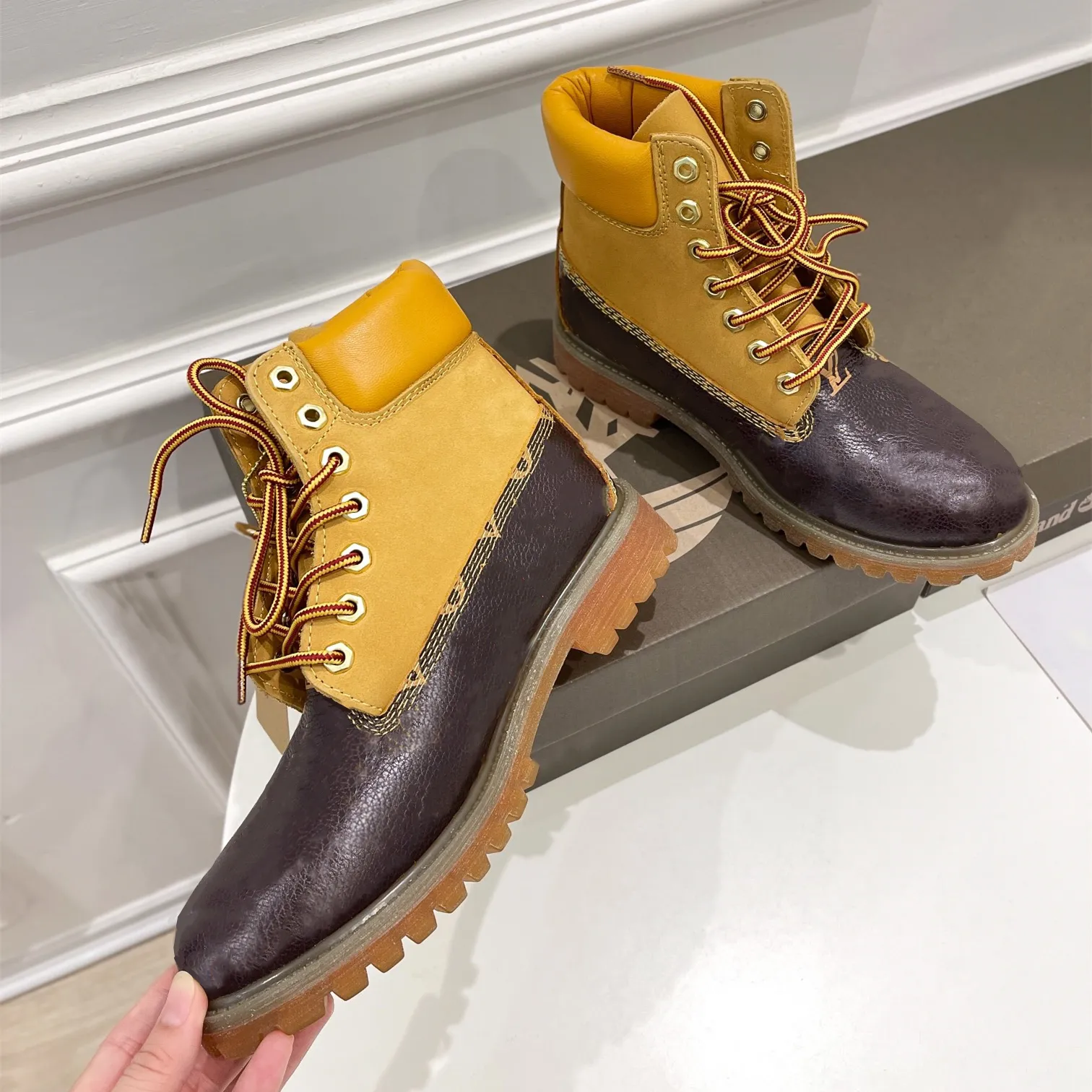 Designer Uomo Donna Martin Boot Luxury Uomo Stivaletti Stringati