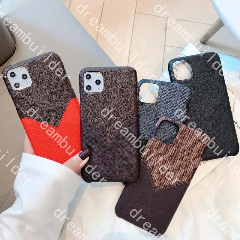 Custodie per cellulari alla moda per iPhone 15pro max 13 14 plus 11 12 13 Pro 14 pro Max 7 8 plus X XS XR XSMAX Custodia in pelle PU conchiglia di design con carta