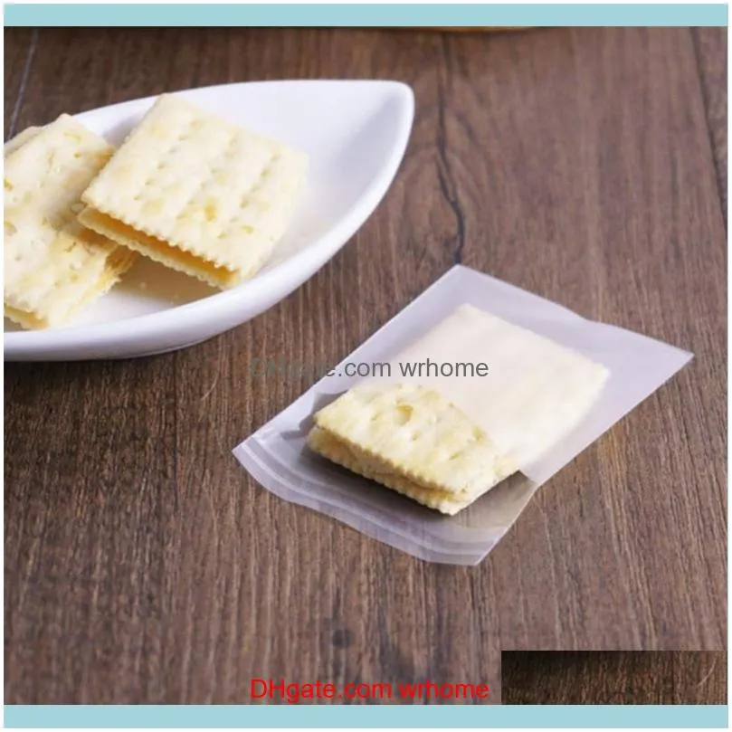 Gift Wrap 100 Pcs Caramel Candy Wrappers Clear Non-stick Cellphone For Cadies And Caramels(8x10+3cm)