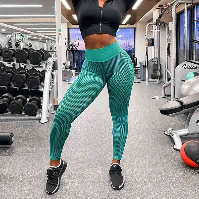 Women Yoga Tight Shorts High Waist No Camel Toe Hip Push Up Sports Leggings  With Back Pocket Fitness Ladies Gym Running Wear