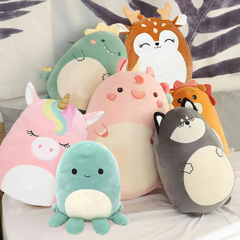 Juguete De Peluche De Malvavisco, Muñeco De Animal Kawaii, Unicornio,  Dinosaurio, León, Almohada Suave, Cojín De Peluche, Regalo De San Valentín  Para Niños Y Niñas De 17,61 €