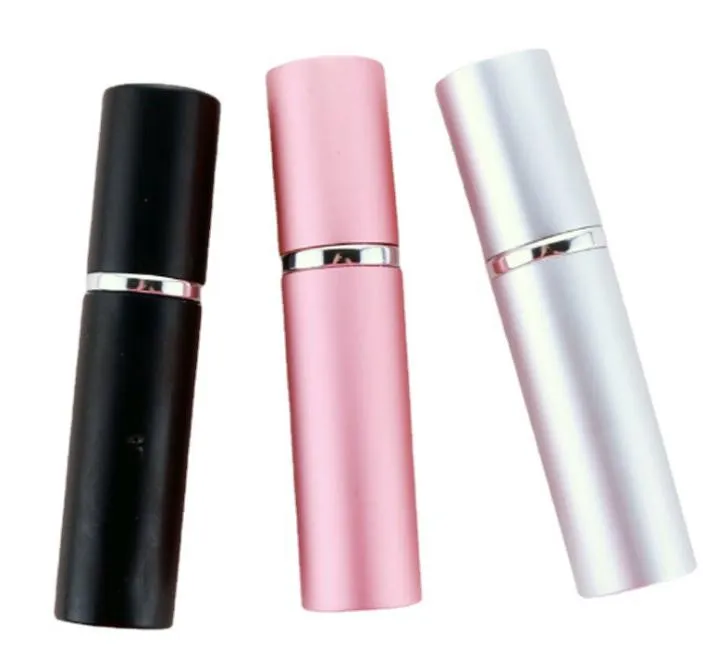 Portable Perfume Bottle 5ml Aluminium Anodized Compact Perfumes Aftershave Atomiser Fragrance Glass Scent-Bottle Spray bottles Mixed